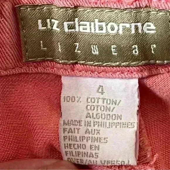 Vintage 90s Lizwear Pink Denim Jeans Pants 26” Waist - Picture 3 of 11